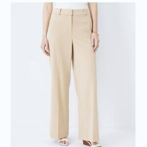 Worthington Womens Modern Curvy Fit Trouser Light Sand Size 12P